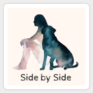 Side by Side Labrador Sticker